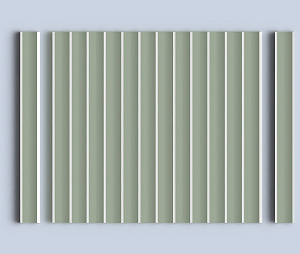 Hiwood Стеновые панели Hiwood цветные LV139 GN69 зеленый мятный